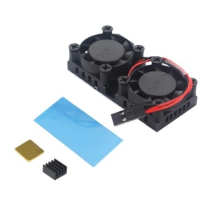 Duální ventilátor pro Raspberry Pi 3B+/4B