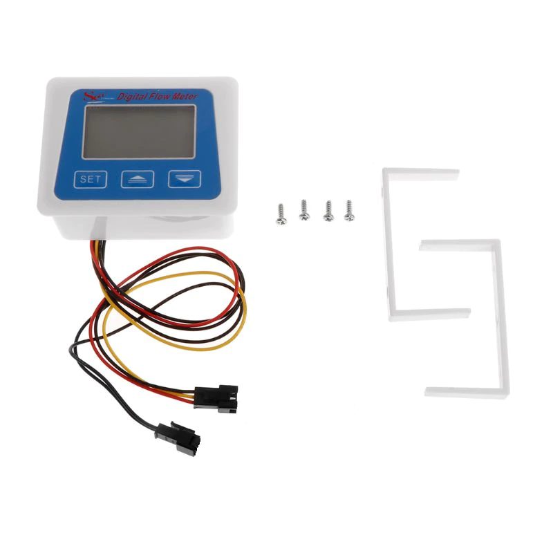 Displej pro mosazné průtokoměry YF s konektory JST SM