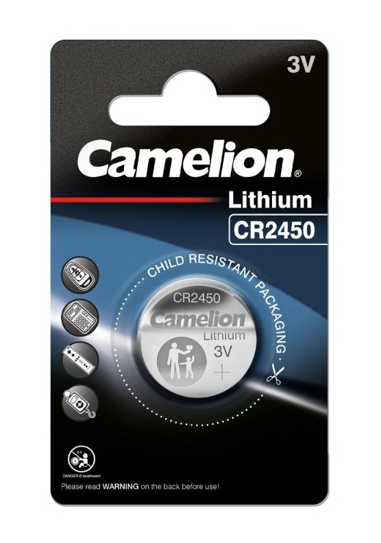 Camelion lithiová knoflíková baterie - CR2450 (DL2450
