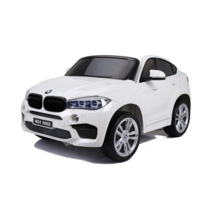 Elektrické autíčko BMW X6 M dvoumístné XXL bílé