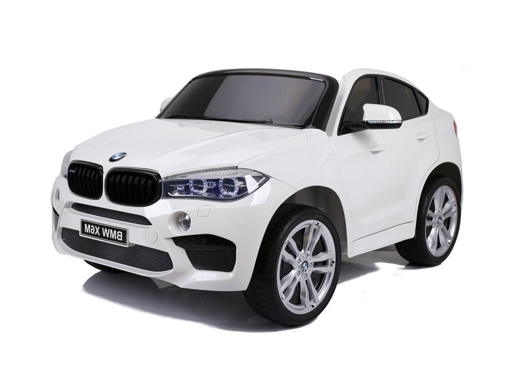 Elektrické autíčko BMW X6 M dvoumístné XXL bílé
