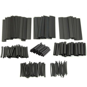 Sada odolných smršťujících trubic - Černé