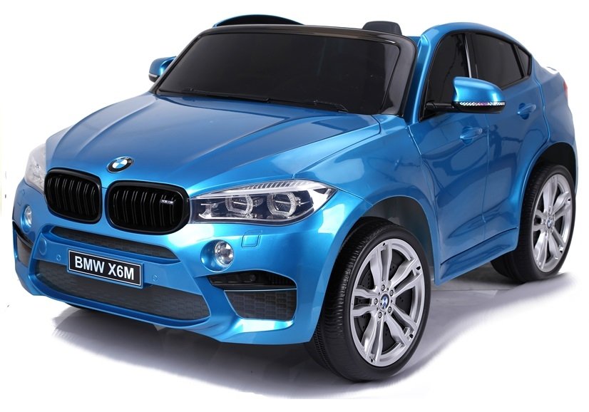 Elektrické autíčko BMW X6 M dvoumístné XXL lakované modré