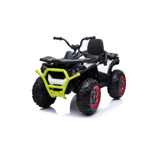 Dětská elektrická čtyřkolka 4x4 bílo-žlutá