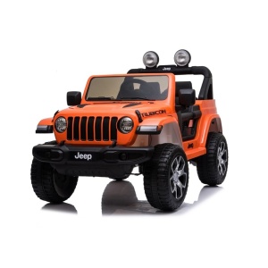 Elektrické autíčko Jeep Wrangler Rubicon 4x4 oranžové