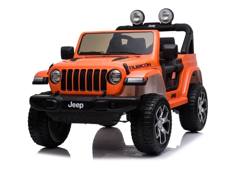 Elektrické autíčko Jeep Wrangler Rubicon 4x4 oranžové