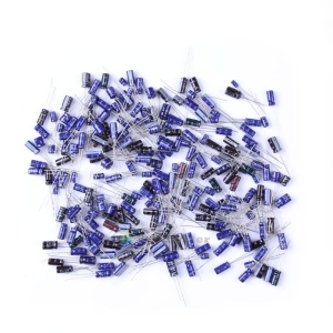 Sada elektrolytických kondenzátorů - 15 druhů