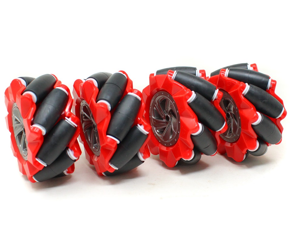 Robotická Mecanum kola 60 mm – sada 4 všesměrných kol