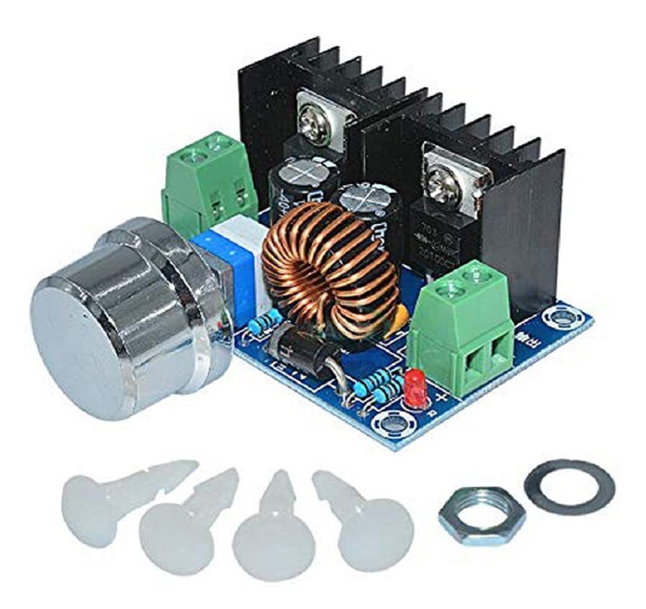 Step-down měnič XH-M401 – 5–40 V na 1.25–36 V