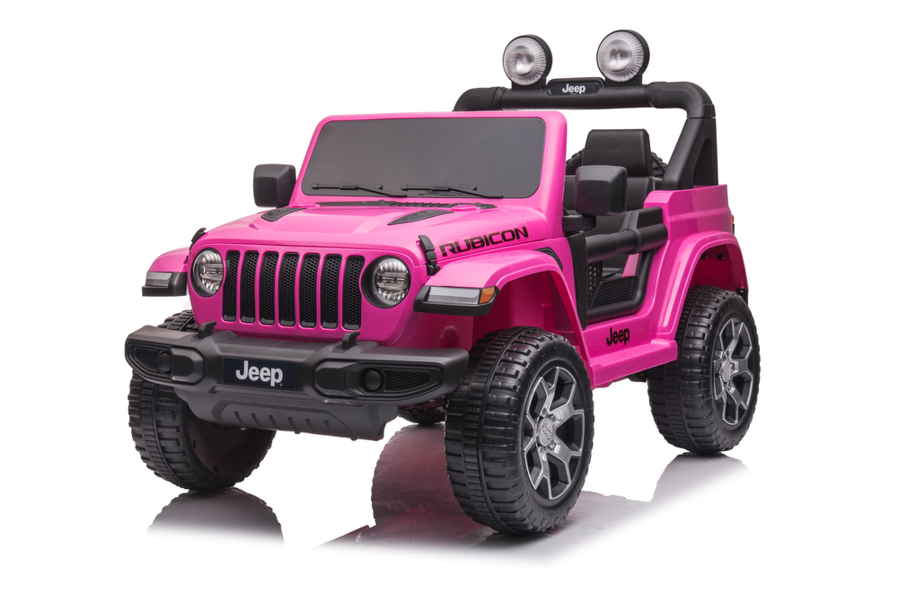 Elektrické autíčko Jeep Wrangler růžové