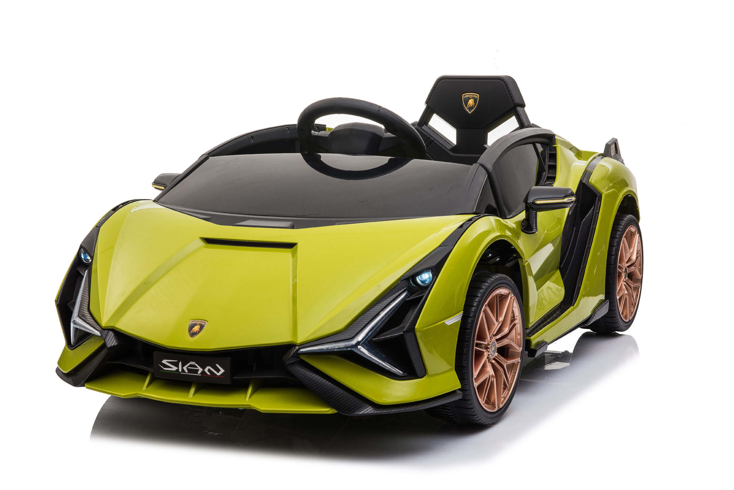 Dětské elektrické auto Lamborghini Sián zelené