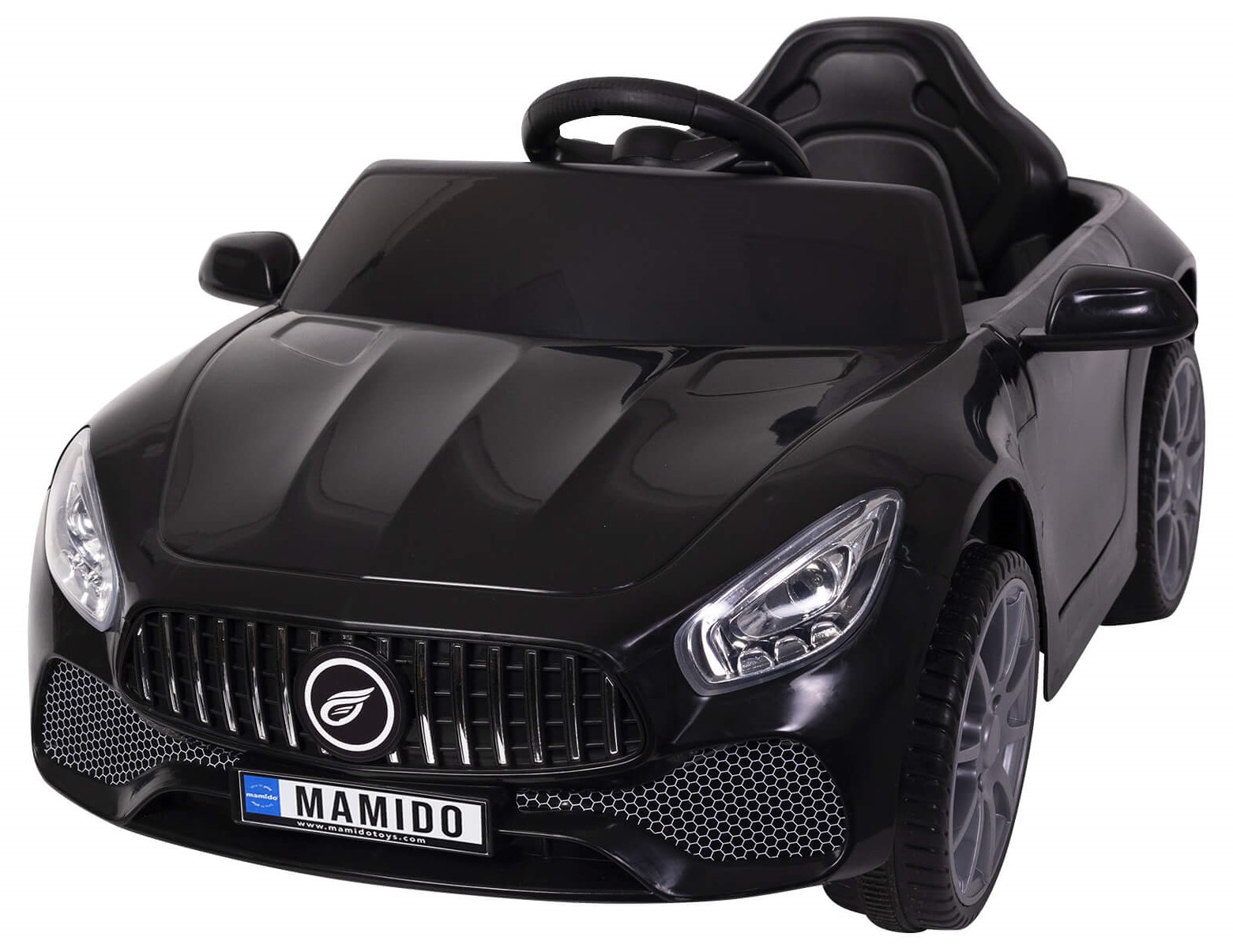 Elektrické autíčko Cabrio Fast Wing černé | EVA kola | 2