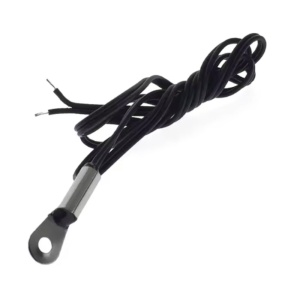 NTC termistor 10 kiloohm B3950 – teplotní čidlo s hlavou M4, kabel 1 m