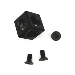 Kostka pro hliníkové profily 30x30 - rohový pravoúhlý spoj