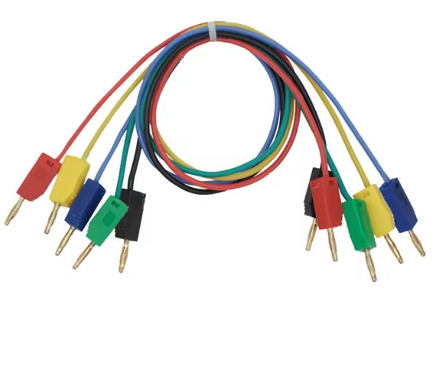 Sada kabelů s 2mm banánkovými konektory - 10 ks
