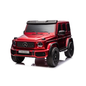 Elektrické autíčko Mercedes G63 AMG 2x24V 4x200W XXL + MP4 lakované červené