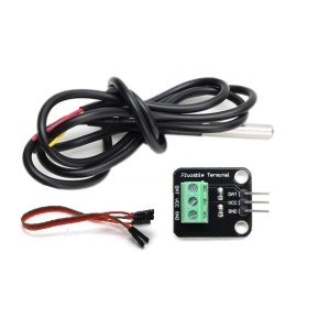 Vodotěsný teploměr s adaptérem pro Arduino - Sonda DS18B20