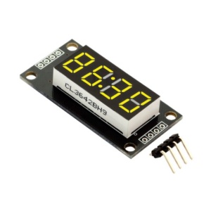 Hodinový LED displej 0.56" TM1637 - Žlutý