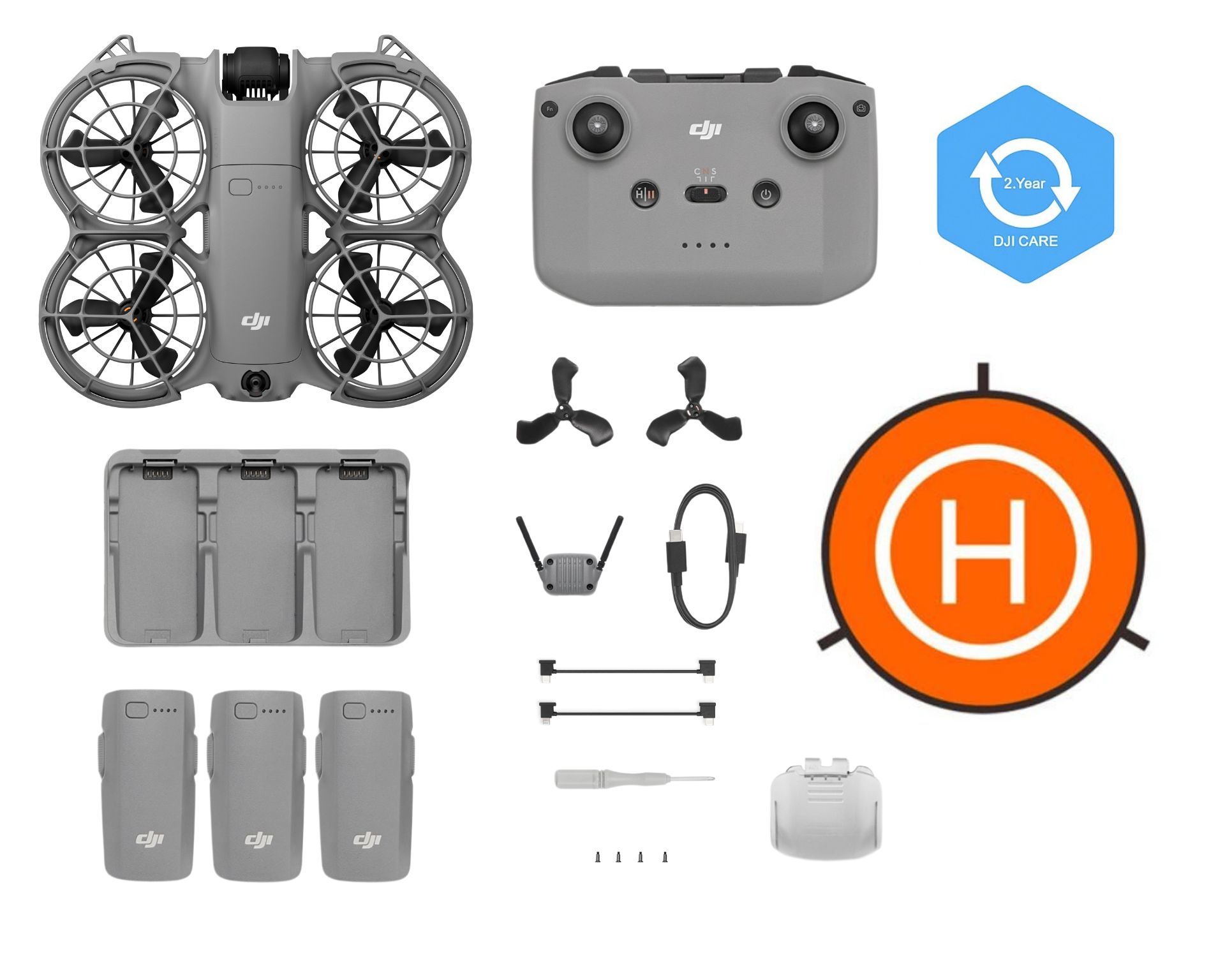 DJI Neo 2 Fly More Combo + DJI RC-N3 – Mega Bundle