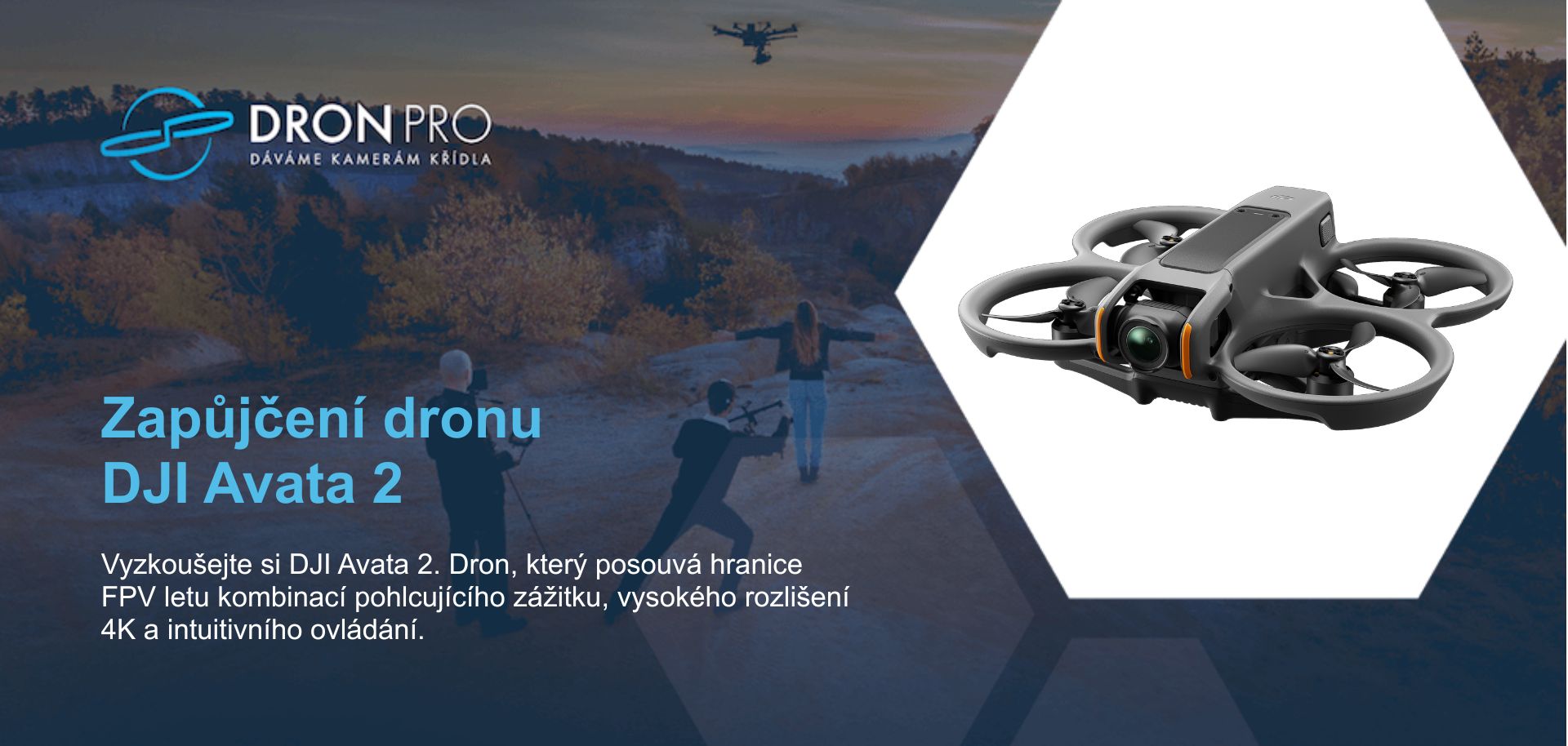 Dárkový poukaz na zapůjčení dronu DJI Avata 2