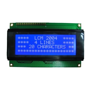 I2C 20x4 displej pro jednodeskové počítače - Modré podsvícení