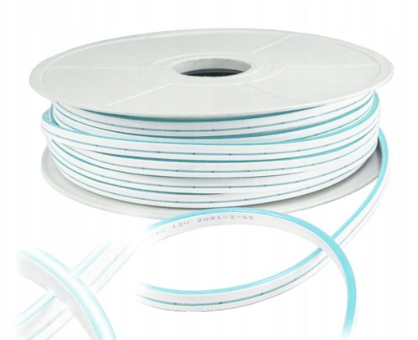 LED neonová trubice 12V SMD2835 - Studená modrá