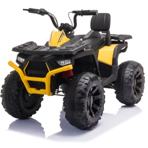Dětská elektrická čtyřkolka SpeedPro žlutá