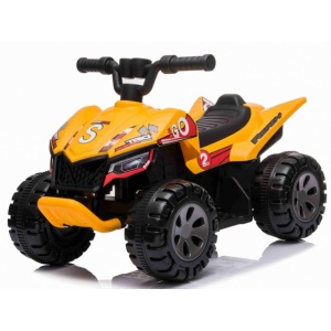 Dětská elektrická čtyřkolka The Fastest žlutá