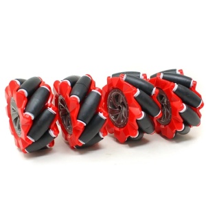 Robotická Mecanum kola 80 mm – sada 4 všesměrných kol