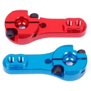 Hliníkové rameno serva - CNC 25T, kovové (pro MG995/MG996R/S3003) - náhodná barva