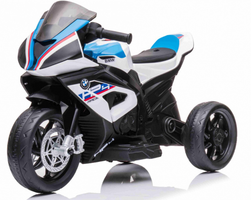 Dětská elektrická motorka BMW HP4 bílá