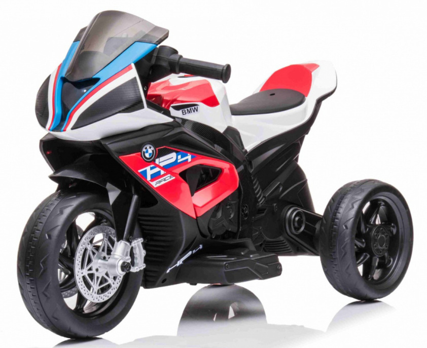 Dětská elektrická motorka BMW HP4 červená