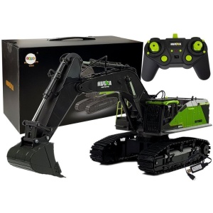 Bagr na dálkové ovládání RC 1593 HuiNa 1:14 zelené