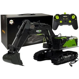 Bagr na dálkové ovládání RC 1593 HuiNa 1:14 zelené