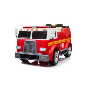 Elektrické požární auto červené