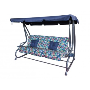 Zahradní houpačka 2v1 s tropickým motivem