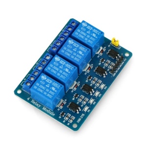 Relé modul 4 kanály 12V DC s optočlenem