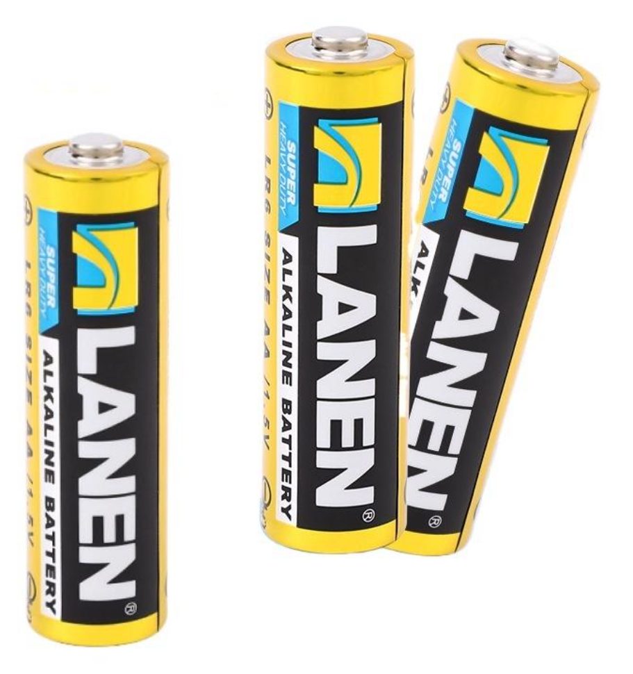 Tužková Baterie AA Alkalická - 3 kusy