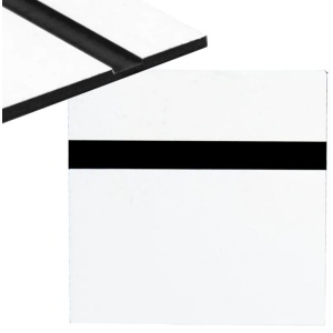 Gravírovací laminát 300 x 200 x 1,3 mm - Bílý, černý