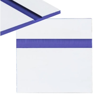 Gravírovací laminát 300 x 200 x 1,3 mm - Bílý, modrý