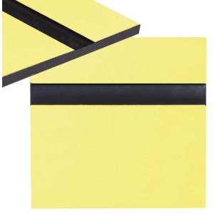 Gravírovací laminát 300 x 200 x 1,3 mm - Žlutý, černý