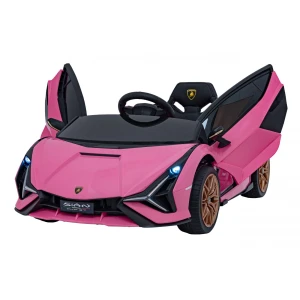 Elektrické autíčko Lamborghini Sian 4x4 růžové
