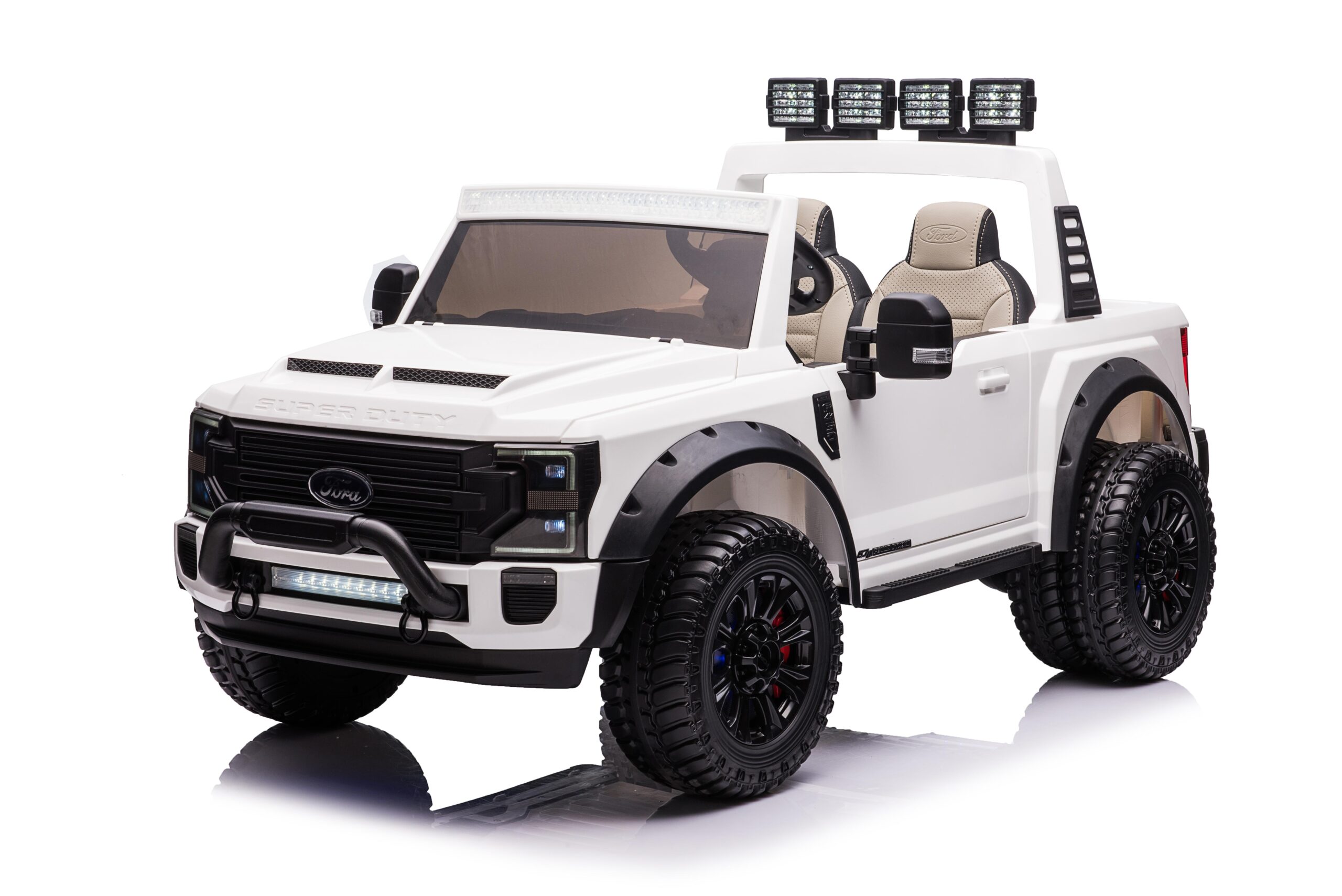 Elektrické autíčko Ford Super Duty 4x4 bílé