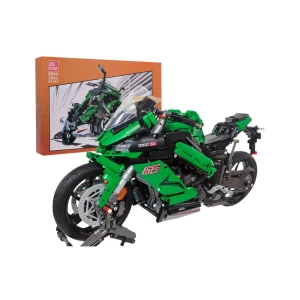 Stavebnice sportovní motorka 2304 dílů zelená