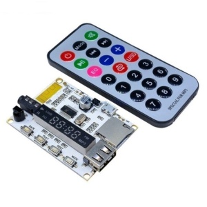 Bluetooth zvukový dekodér s dálkovým ovládáním s kartou SD