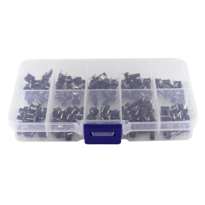 Sada mikrospínačů 6 x 6 - 200 kusů
