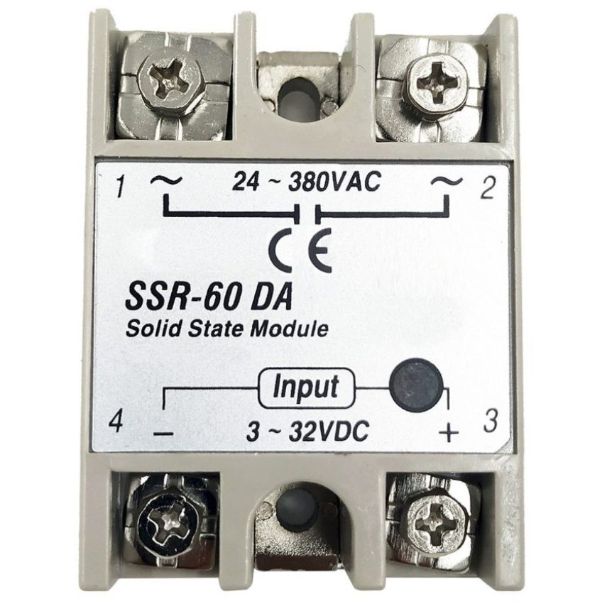 Relé SSR Solid State SSR-60DA 380V