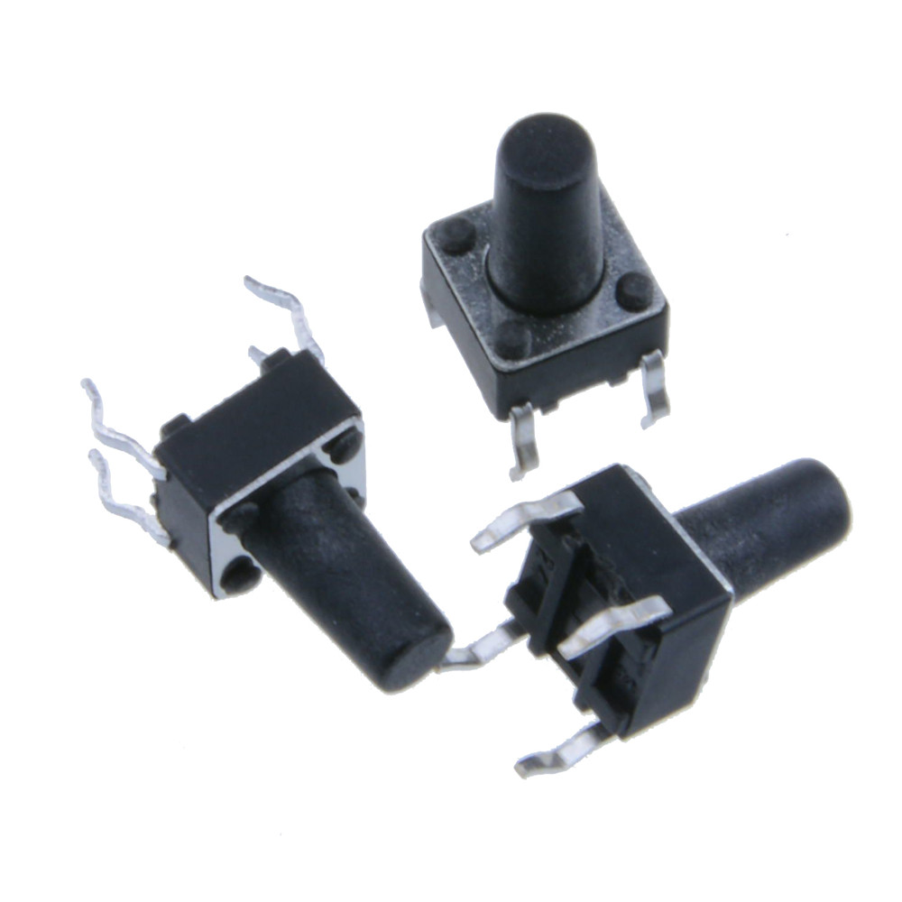 Mikrospínač - Tlačítko - 6 x 6 x 10 mm