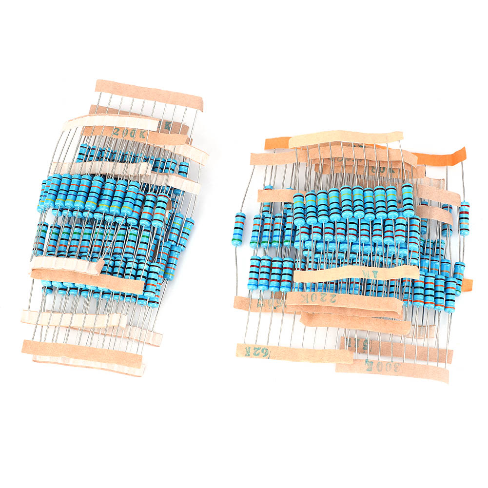 Sada rezistorů 2W 22R - 1M Ohm - 230 kusů