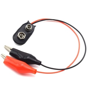 Klip na 9V baterii s krokodýly